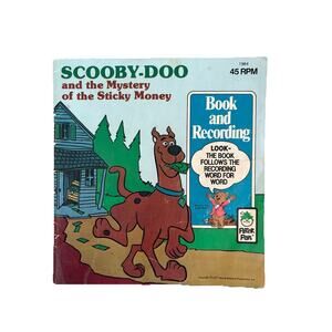 Scooby-Doo and the Mystery of the Sticky Money 1977 BOOK ONLY